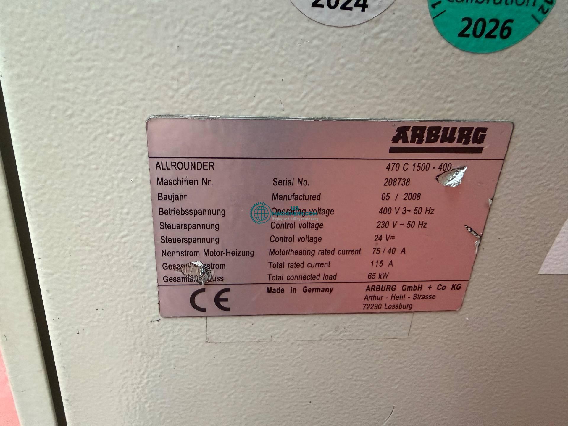 İlanı göster Used ARBURG 470 C 1500-400 Golden Editions