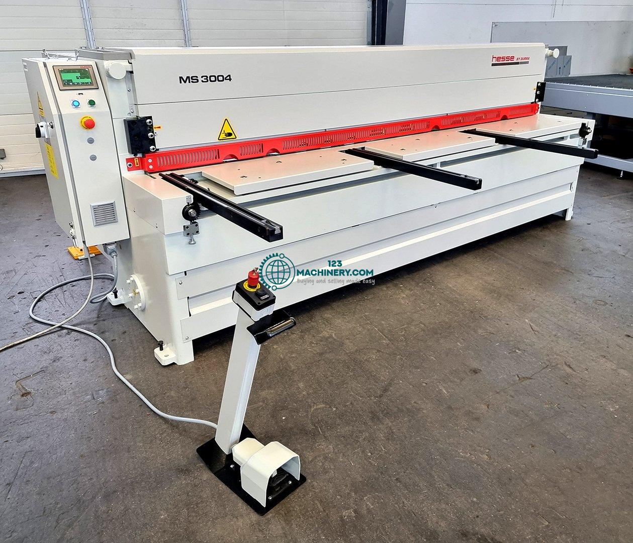 Toon advertentie Motorized plate shear HESSE by DURMA MS 3004