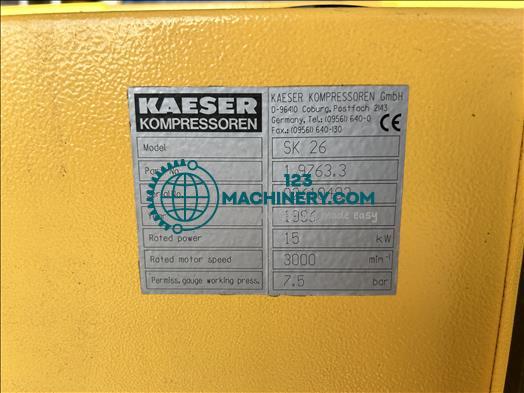 Inserat anzeigen Kaeser SK26 Air compressor