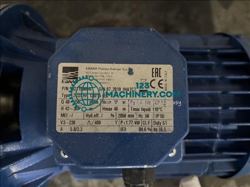 Ebara 2CDXH/l 120/15 Centrifugal pump