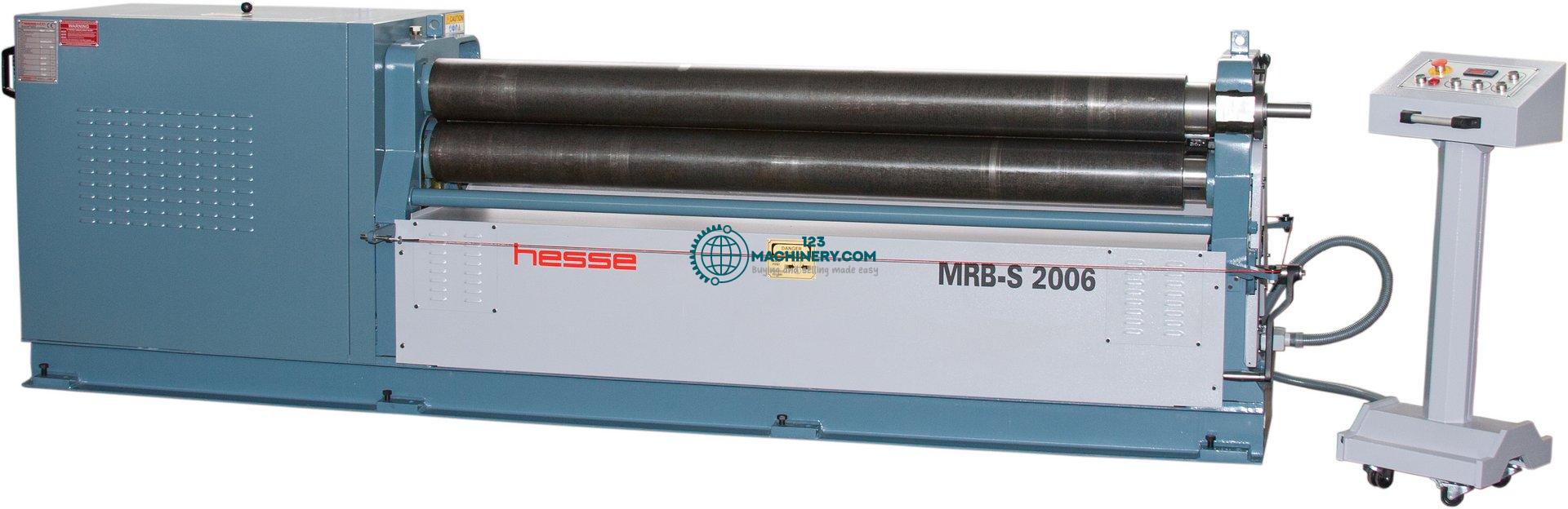 Motorized 3-roll plate bending machine HESSE by DU