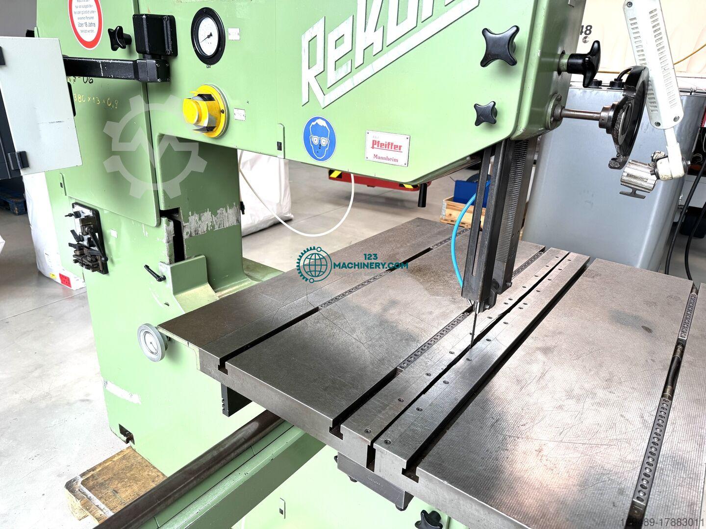 Toon advertentie Mössner Rekord SFF 1050 Vertikalbandsäge