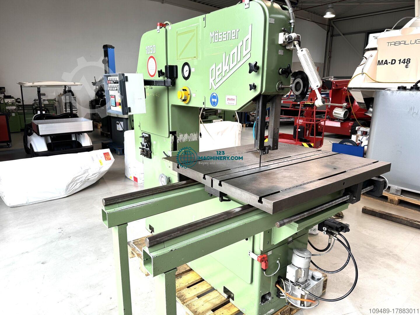 Toon advertentie Mössner Rekord SFF 1050 Vertikalbandsäge
