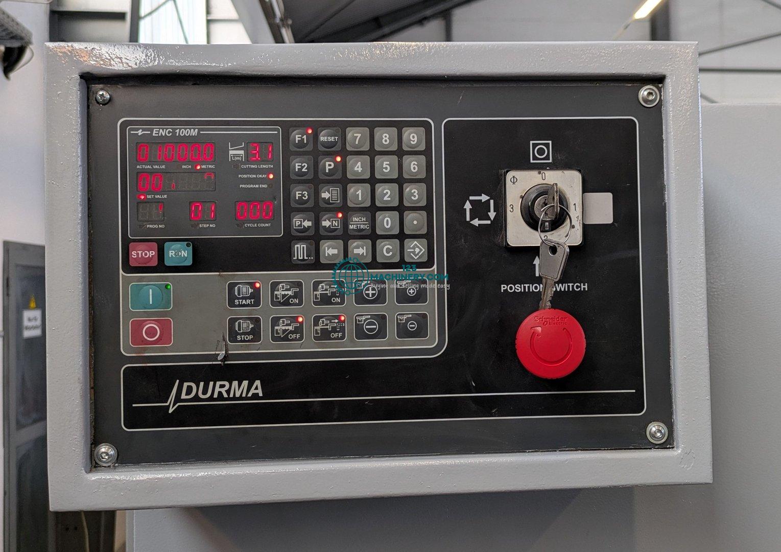 Hydraulic plate shear HESSE by DURMA DHGM 3010