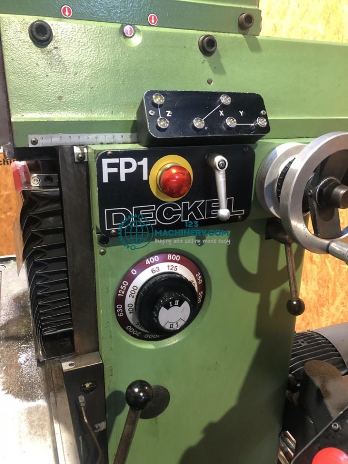 Afficher l`annonce DECKEL FP 1 Aktiv milling machine manual