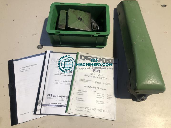 Afficher l`annonce DECKEL FP 1 Aktiv milling machine manual