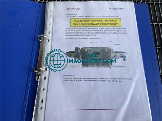 JenActUV UVTCONV500 UV Torpedo conveyor