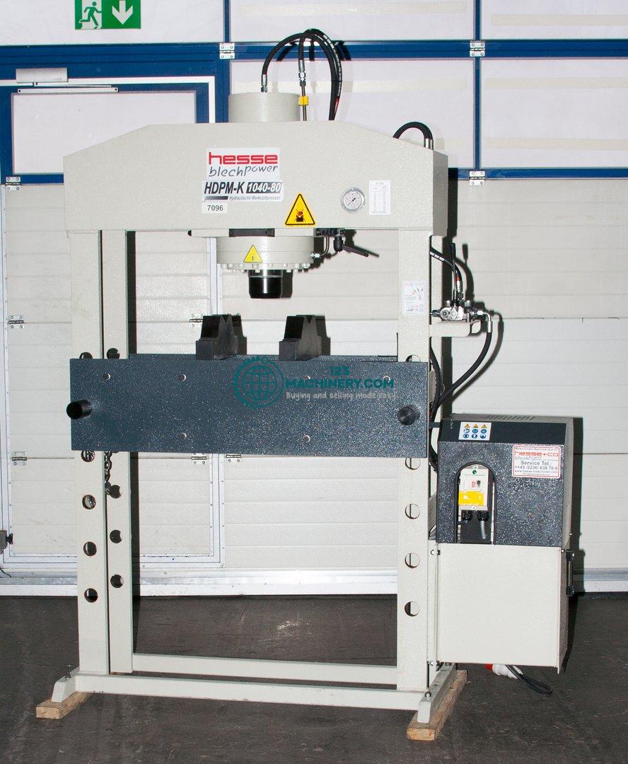 Hydraulic workshop press HESSE by LFSS DPM-K 1040-80