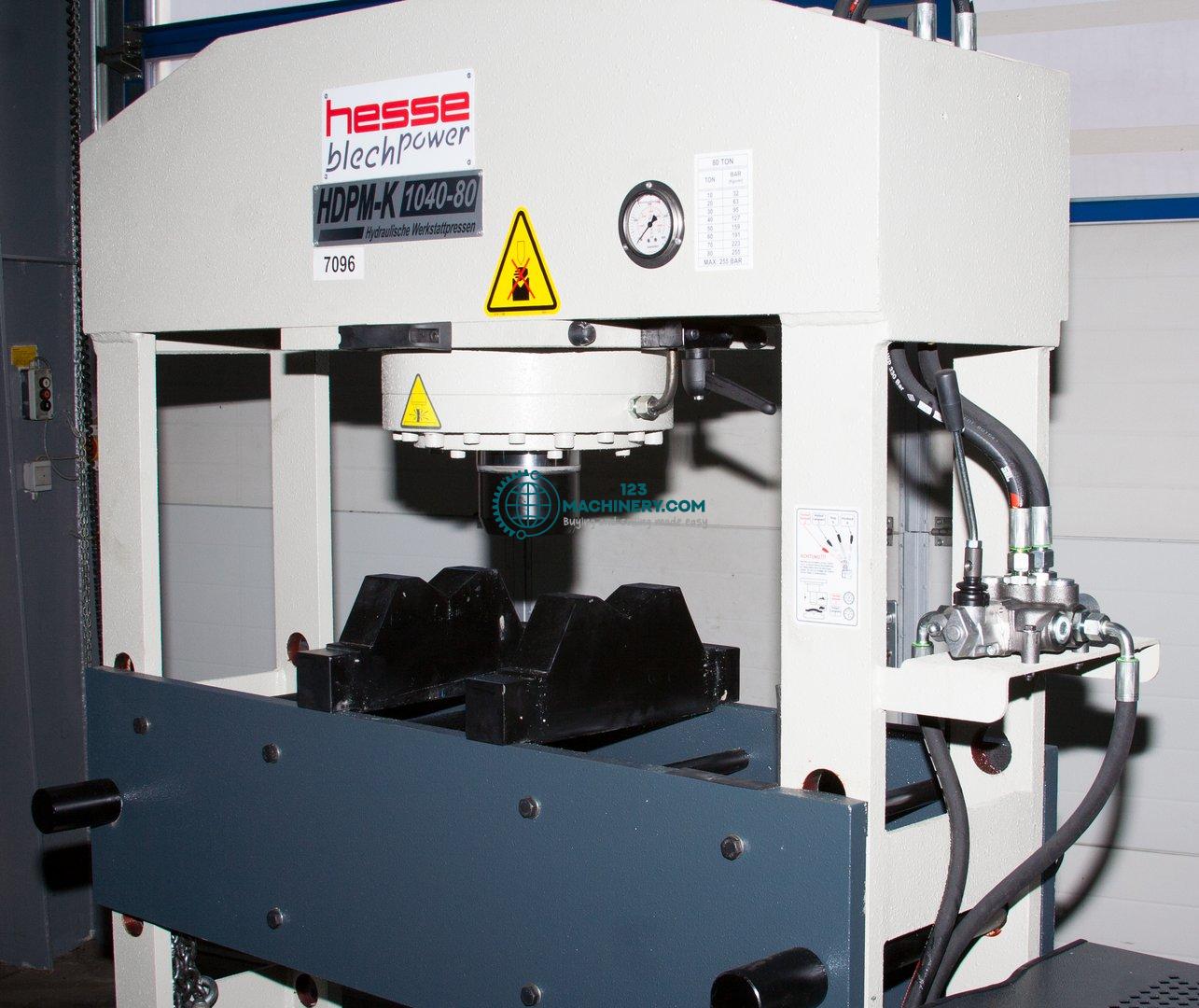 Hydraulic workshop press HESSE by LFSS DPM-K 1040-80