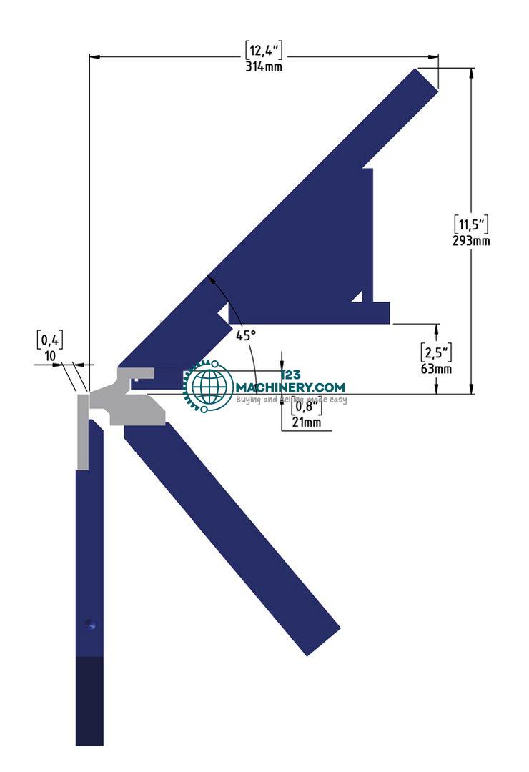 Motorized folding machine ERBEND MFG 2515