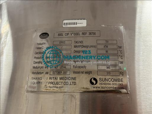 Suncombe CIP System CIP System