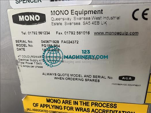 Show advert Mono FG158 Bake off oven