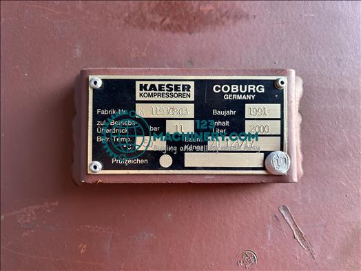 Kaeser 2000l Air receiver tank