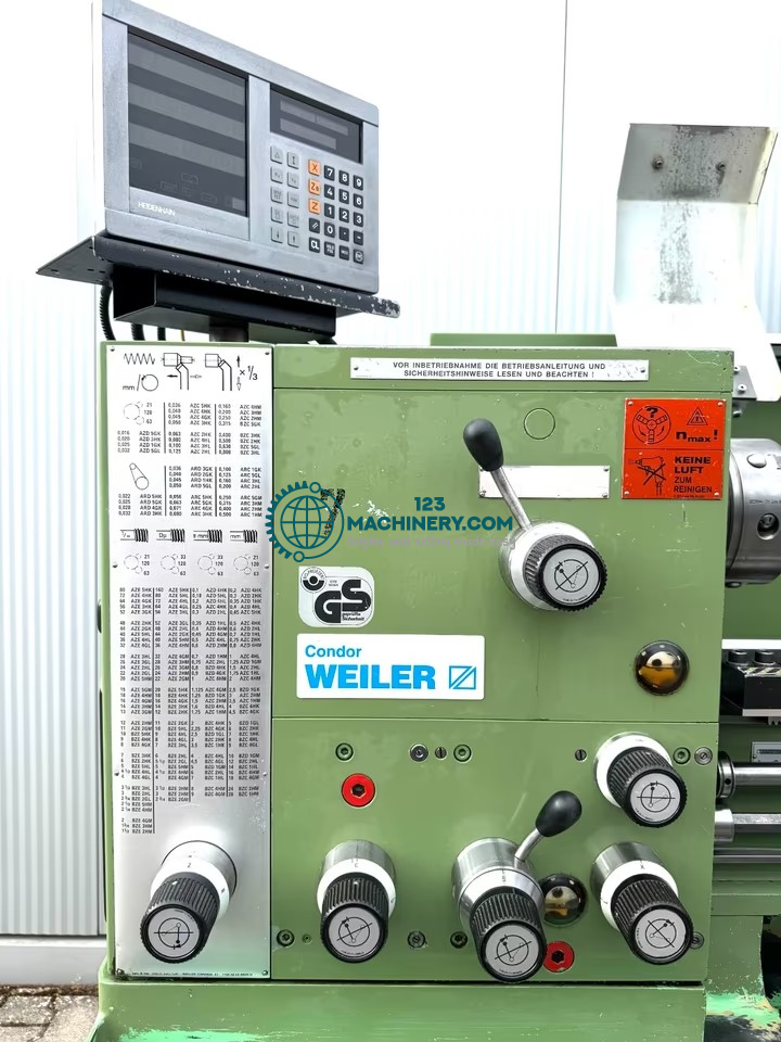 Weiler Condor B mit Heidenhain 3 - Achs Digitalanzeige