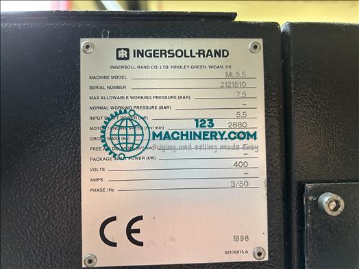Inserat anzeigen Ingersoll Rand ML5.5 Air compressor